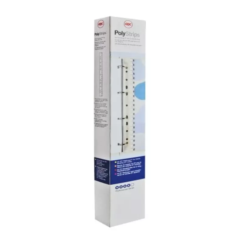 GBC striscia di rilegatura CombBind PP trasparente, trasparente, cloruro di polivinile (PVC), A4, 245 g, 100 pezzi, Egitto