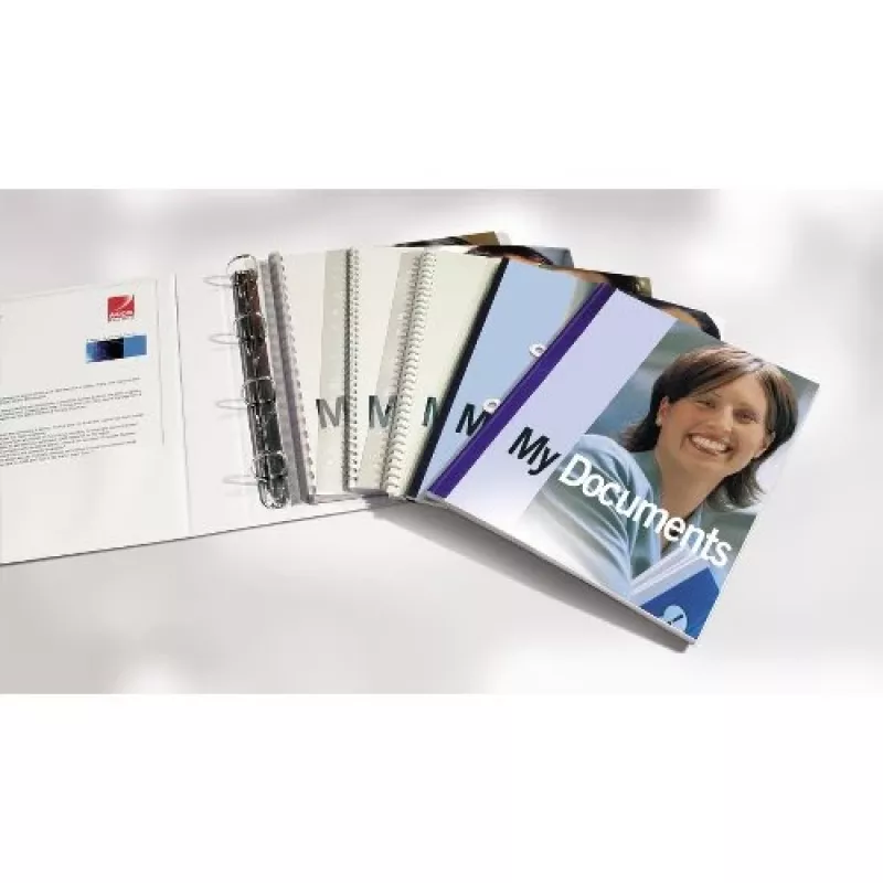 GBC striscia di rilegatura CombBind PP trasparente, trasparente, cloruro di polivinile (PVC), A4, 245 g, 100 pezzi, Egitto