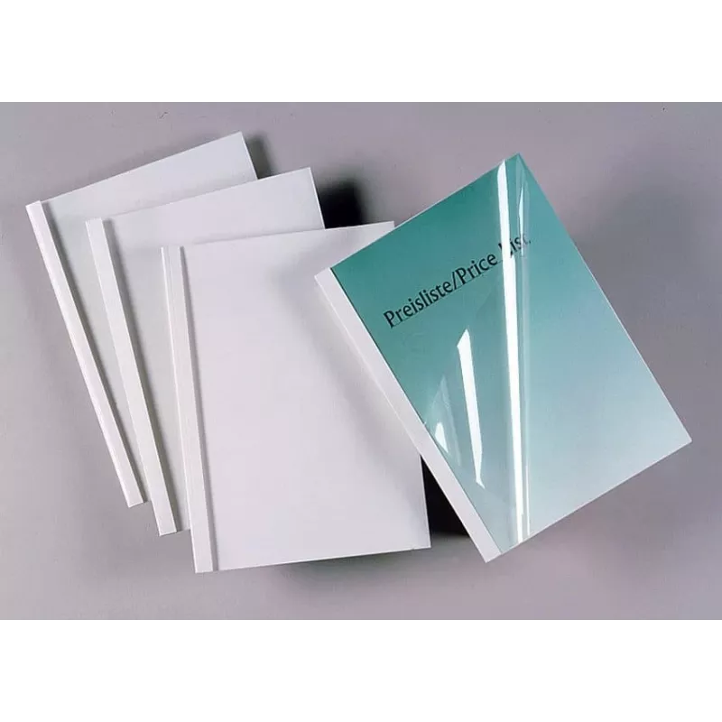 GBC copertine ThermaBind standard A4 12 mm, A4, PVC, bianco, 110 fogli, 1,2 cm, 124 mm