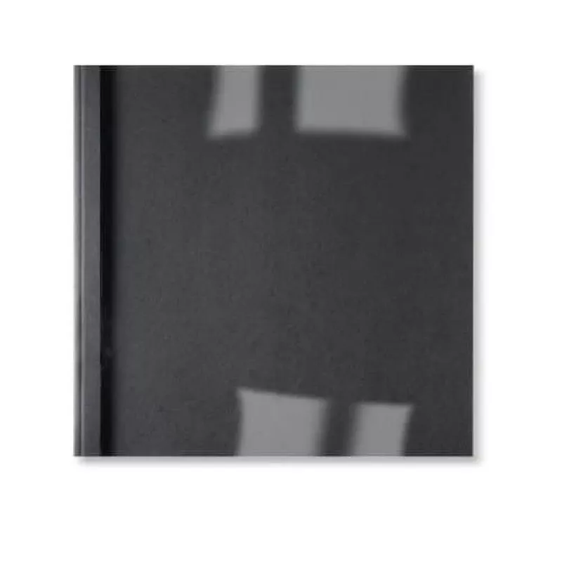 GBC copertine ThermoBind LinenWeave 1,5 mm nero (100), A4, PVC, nero, 1,5 mm, 100 pz.