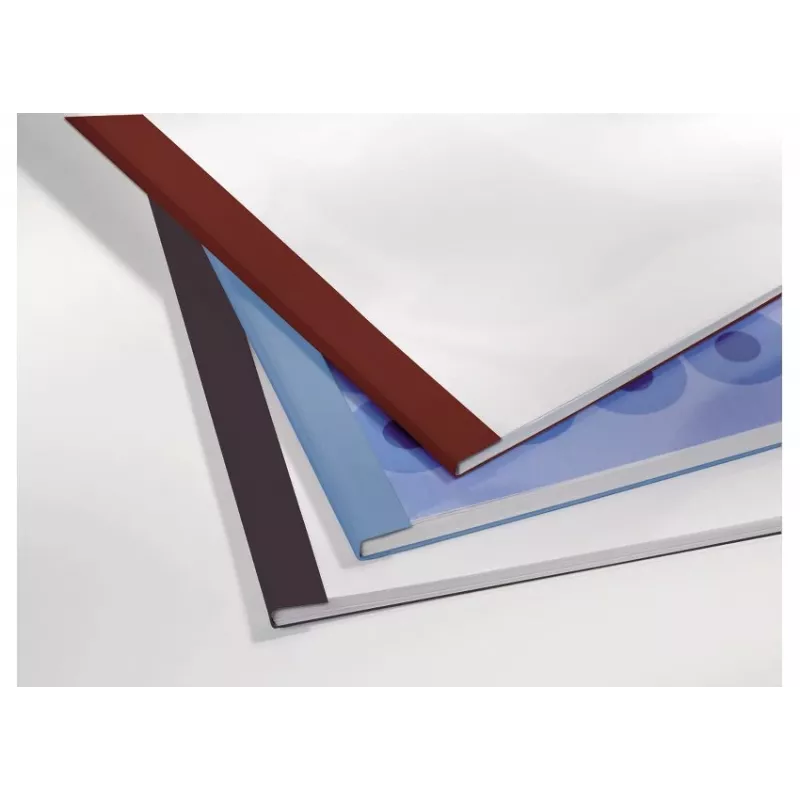 GBC copertine ThermoBind LinenWeave 3 mm nero (100), A4, PVC, nero, 30 fogli, 3 mm, 108 mm