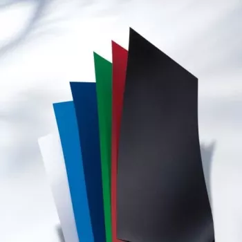 GBC copertina di rilegatura Poly Opaque A4 300 micron, A4, cloruro di polivinile (PVC), blu, opaco, 0,3 mm, 25 pz.