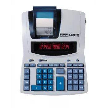 Rexel Calcolatrice da tavolo a stampa termica Ibico 1491X Professional 14 cifre