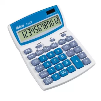 Rexel Calcolatrice da tavolo Ibico 212X 12 cifre, 144 mm, 212 mm, 212 mm