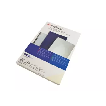 GBC Copertina rilegatura A4 in bianco 250 g/m², A4, cartoncino, bianco, opaca, 100 fogli, 2,2 kg