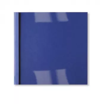 GBC Cartella termica effetto pelle A4 1,5 mm, A4, cartoncino, blu, trasparente, opaca, 15 fogli, 1,5 mm