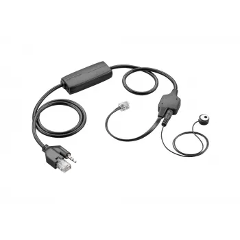 Electronic Hookswitch POLY APV-63 nero connettore maschio
