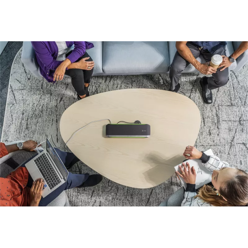 HP Poly Sync 60 speakerphone, argento, Windows 10, Windows 11, MacOS, RoHS, Federal Communications Commission (FCC), CE, 37 mm, 116 mm