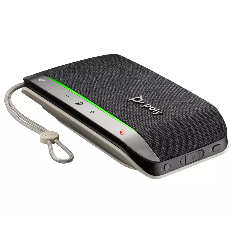 HP Poly Sync 20 speakerphone USB-A, PC, argento, 0,715 m, IP64, Windows 10, Windows 11, MacOS