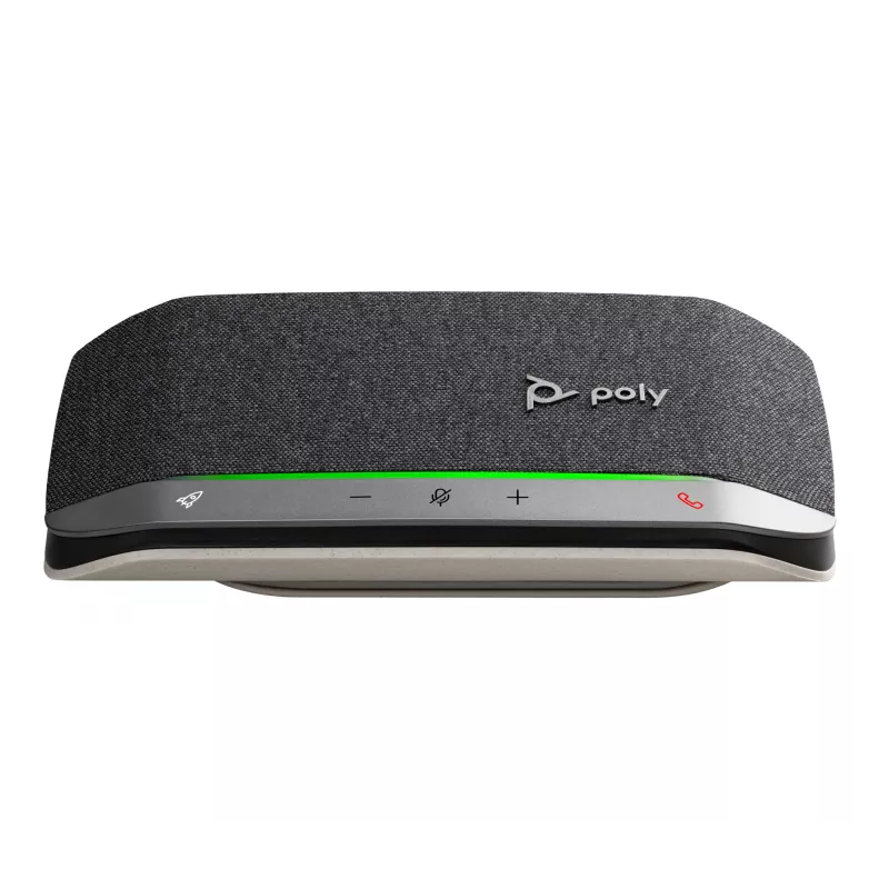HP Poly Sync 20 speakerphone USB-A, PC, argento, 0,715 m, IP64, Windows 10, Windows 11, MacOS