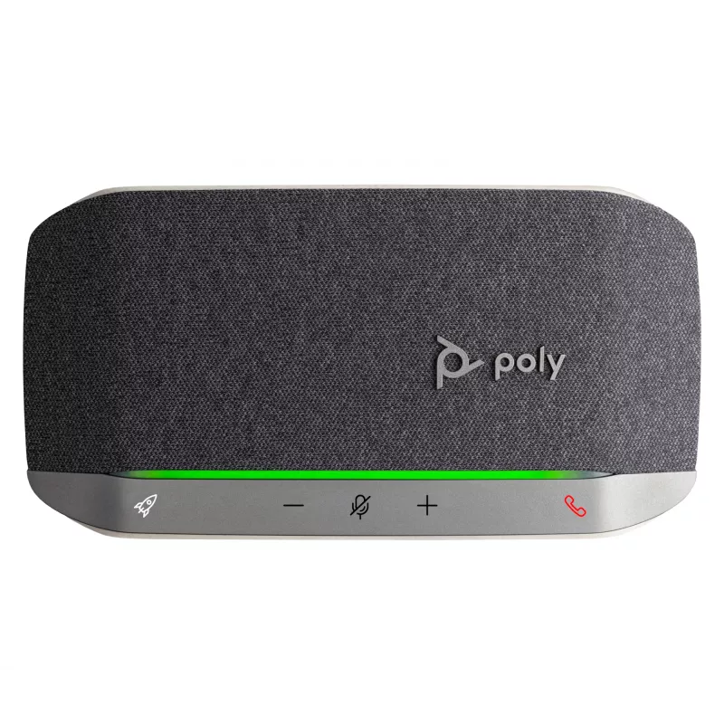 HP Poly Sync 20 speakerphone USB-A, PC, argento, 0,715 m, IP64, Windows 10, Windows 11, MacOS