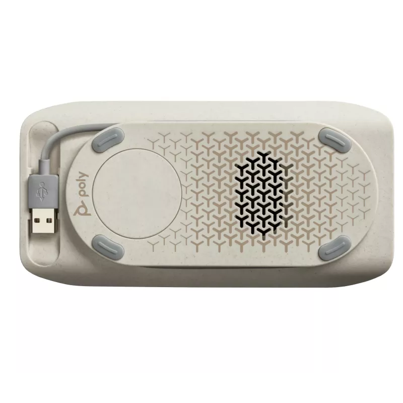 HP Poly Sync 20 speakerphone USB-A, PC, argento, 0,715 m, IP64, Windows 10, Windows 11, MacOS