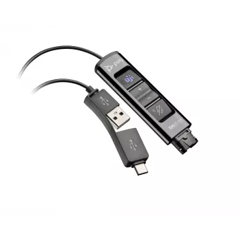 HP Poly DA85-M adattatore USB a QD nero TAA