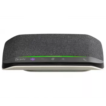 HP Poly Sync 10 speakerphone certificato Microsoft Teams, PC, argento, 0,715 m, IP64, Windows 10, Windows 11, MacOS