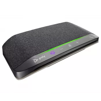 HP Poly Sync 10 speakerphone certificato Microsoft Teams, PC, argento, 0,715 m, IP64, Windows 10, Windows 11, MacOS