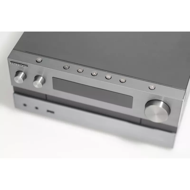 Kenwood M-918DAB-H sistema audio domestico microsistema audio 10 W alluminio, nero