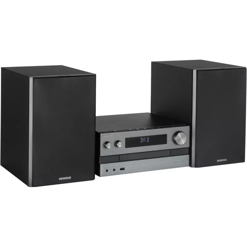 Kenwood M-918DAB-H sistema audio domestico microsistema audio 10 W alluminio, nero