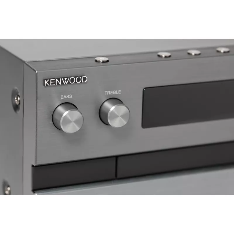 Kenwood M-918DAB-H sistema audio domestico microsistema audio 10 W alluminio, nero
