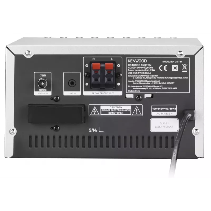 Kenwood M-7000S mini sistema audio home 30 W argento