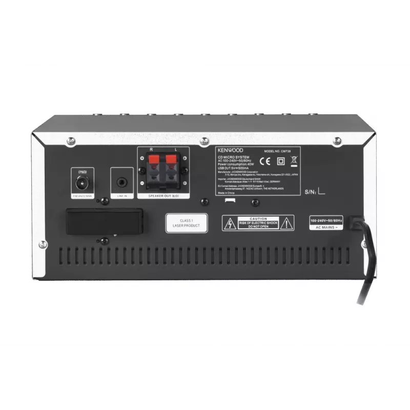 Kenwood M-9000S mini sistema audio home 50 W argento
