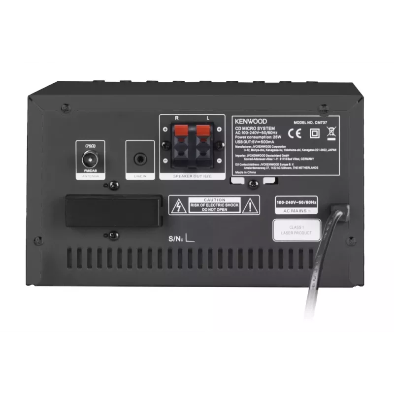 Kenwood M-7000S mini sistema audio home 30 W nero