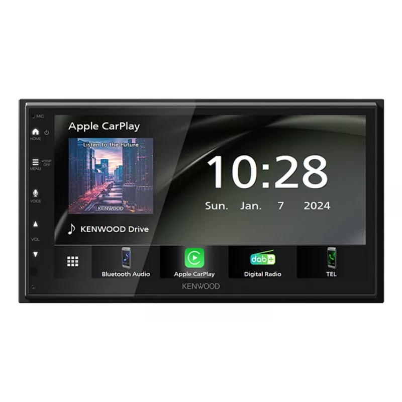 Kenwood DMX6523DABS ricevitore media auto nero Wi-Fi Bluetooth