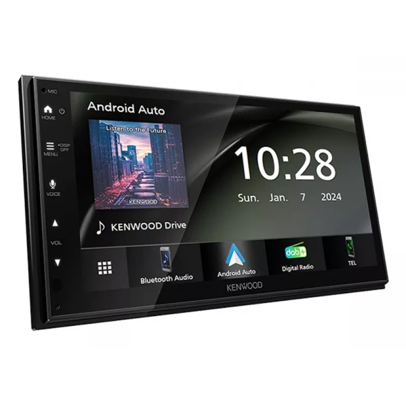 Kenwood DMX6523DABS ricevitore media auto nero Wi-Fi Bluetooth