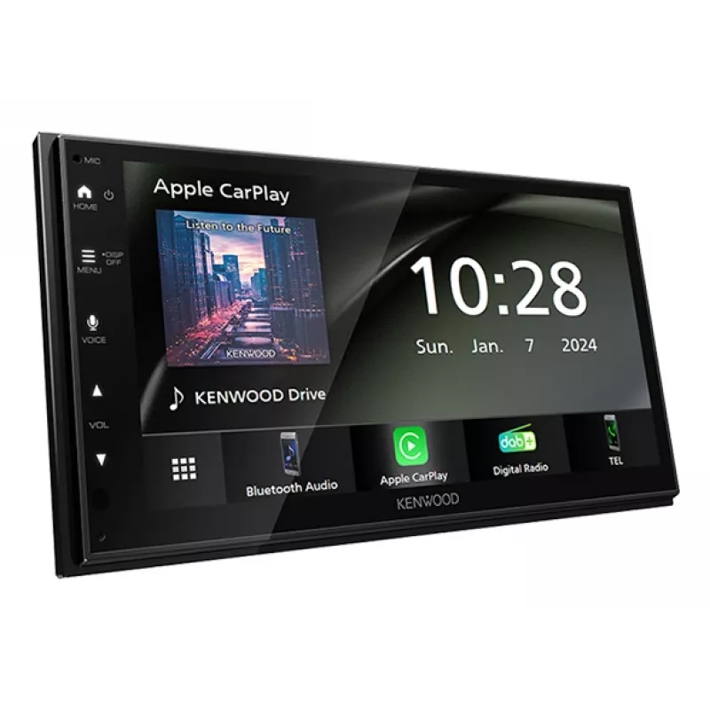 Kenwood DMX6523DABS ricevitore media auto nero Wi-Fi Bluetooth