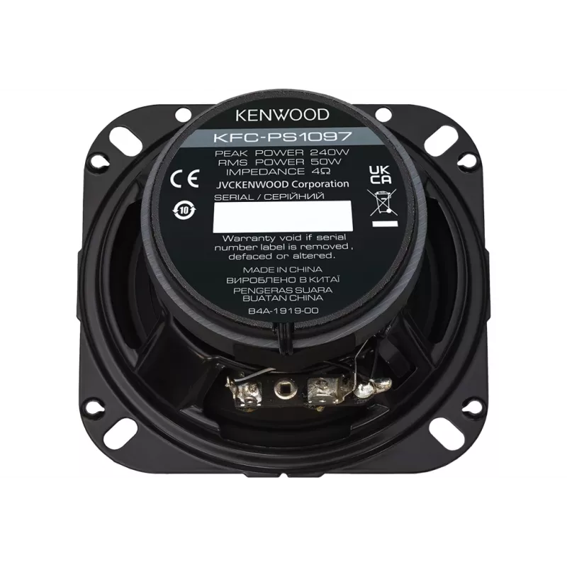 Kenwood KFC-PS1097 altoparlante auto rotondo 2 vie 250 W 1 pz.