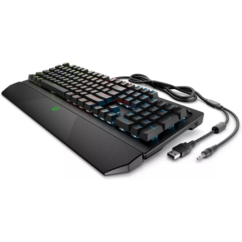 HP Pavilion Gaming tastiera 800, full-size (100%), con filo, USB, meccanica, nero