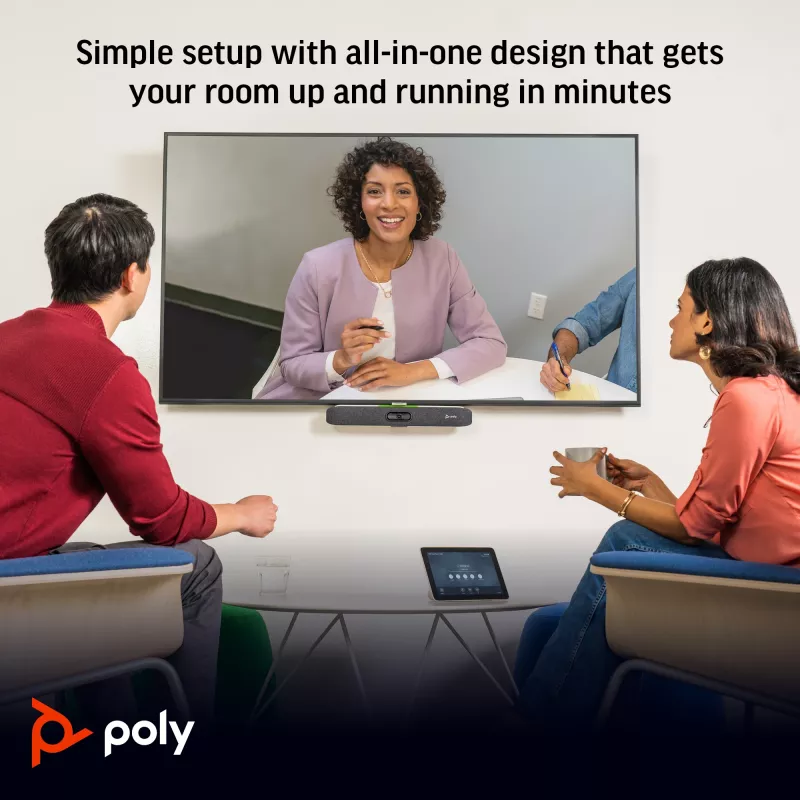 HP Poly Studio X30 barra video all-in-one con kit controller TC8