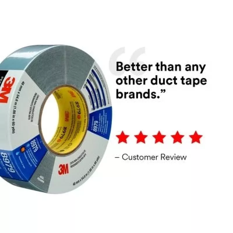 3M 8979 adatto per uso esterno 54,8 m polietilene, gomma blu