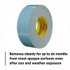 3M 8979 adatto per uso esterno 54,8 m polietilene, gomma blu