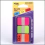 3M 686-PGO linguette per registro linguette per registro bianche verde, arancione, rosa