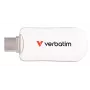 Verbatim Plectra chiavetta USB-C bianco 128 GB, 128 GB, USB Type-C, 3.2 Gen 1 (3.1 Gen 1), 100 MB/s, senza cappuccio, bianco