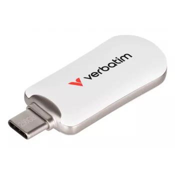 Verbatim Plectra chiavetta USB-C bianco 256GB, 256 GB, USB Type-C, 3.2 Gen 1 (3.1 Gen 1), 100 MB/s, senza cappuccio, bianco