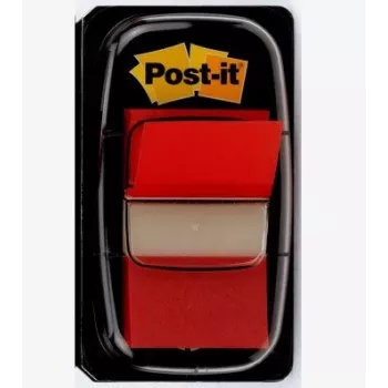 Etichetta autoadesiva 3M I680-1 rettangolare rimovibile rossa 50 pz.