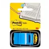 Etichetta autoadesiva 3M I680-2 rettangolare rimovibile blu 50 pz.