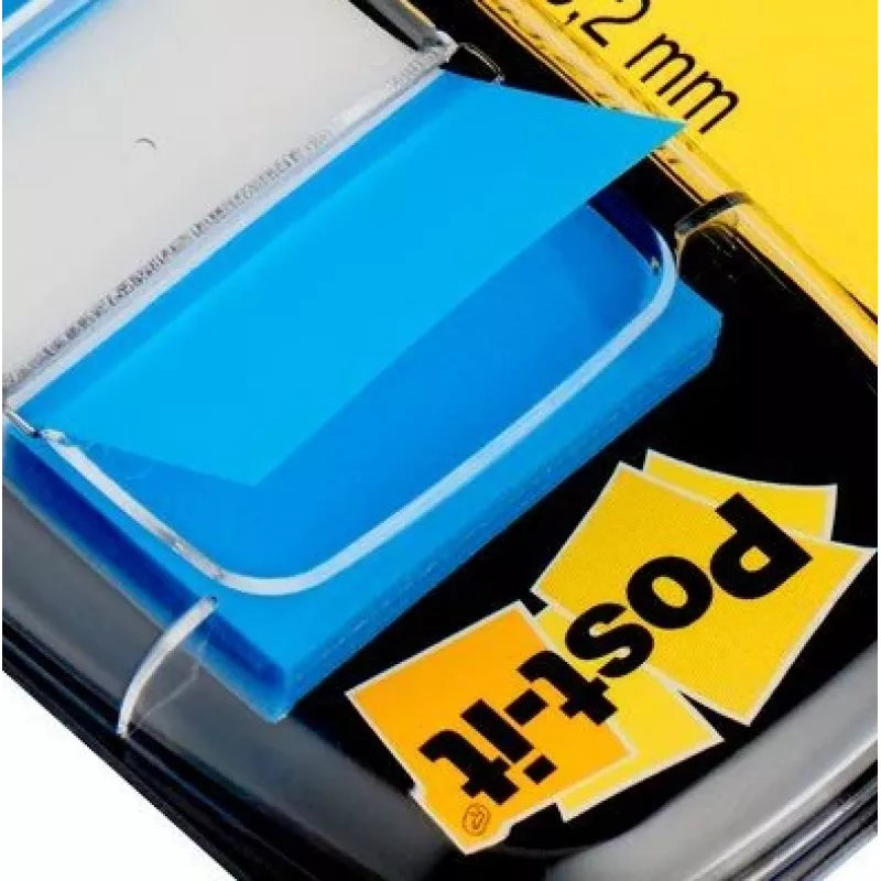 Etichetta autoadesiva 3M I680-2 rettangolare rimovibile blu 50 pz.
