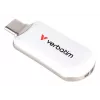 Chiavetta USB-C Verbatim Plectra bianca 512GB, 512 GB, USB Type-C, 3.2 Gen 1 (3.1 Gen 1), 100 MB/s, senza cappuccio, bianca