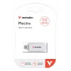 Chiavetta USB-C Verbatim Plectra bianca 512GB, 512 GB, USB Type-C, 3.2 Gen 1 (3.1 Gen 1), 100 MB/s, senza cappuccio, bianca