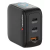 Caricabatterie mini GaN Verbatim 65W con display, interno, AC, 20 V, nero