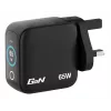 Caricabatterie mini GaN Verbatim 65W con display, interno, AC, 20 V, nero