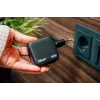 Caricabatterie mini GaN Verbatim 65W con display, interno, AC, 20 V, nero