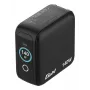 Caricabatterie mini GaN Verbatim 140W con display, interno, AC, 28 V, nero