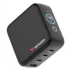 Caricabatterie mini GaN Verbatim 140W con display, interno, AC, 28 V, nero