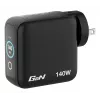 Caricabatterie mini GaN Verbatim 140W con display, interno, AC, 28 V, nero
