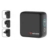 Caricabatterie mini GaN Verbatim 140W con display, interno, AC, 28 V, nero