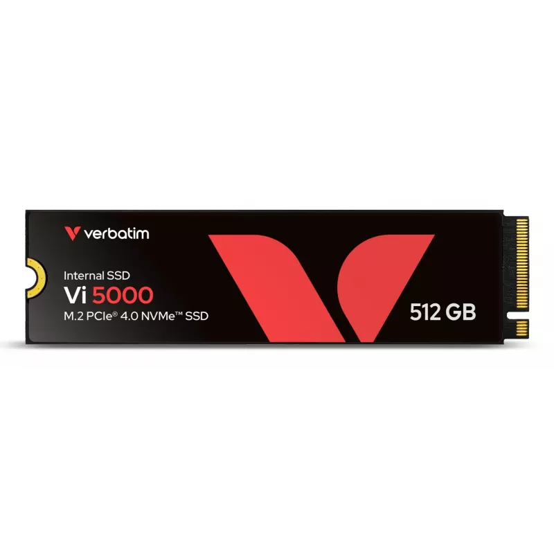 SSD Verbatim Vi5000 PCIe NVMe M.2 512 GB, 512 GB, M.2, 5000 MB/s