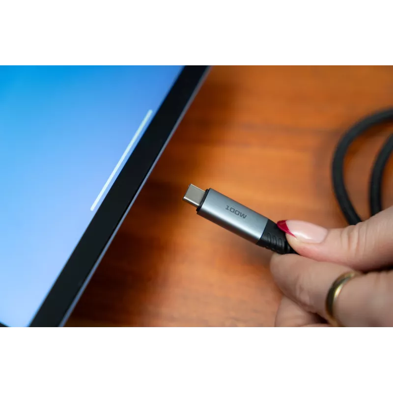 Verbatim Sync & Charge cavo – 100W USB-C a USB-C 120 cm, 1,2 m, USB C, USB C, USB 2.0, 0,48 Gbit/s, nero
